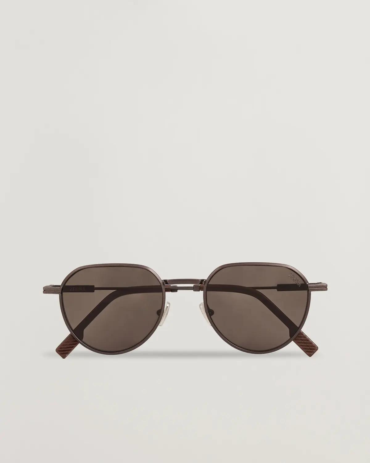 Zegna EZ0297 Sunglasses Dark Bronze