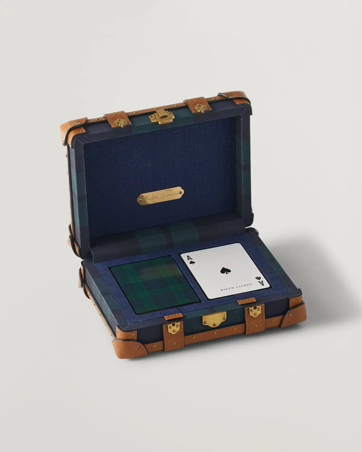 Ralph Lauren Home Sawyer Playing Cards Saddle