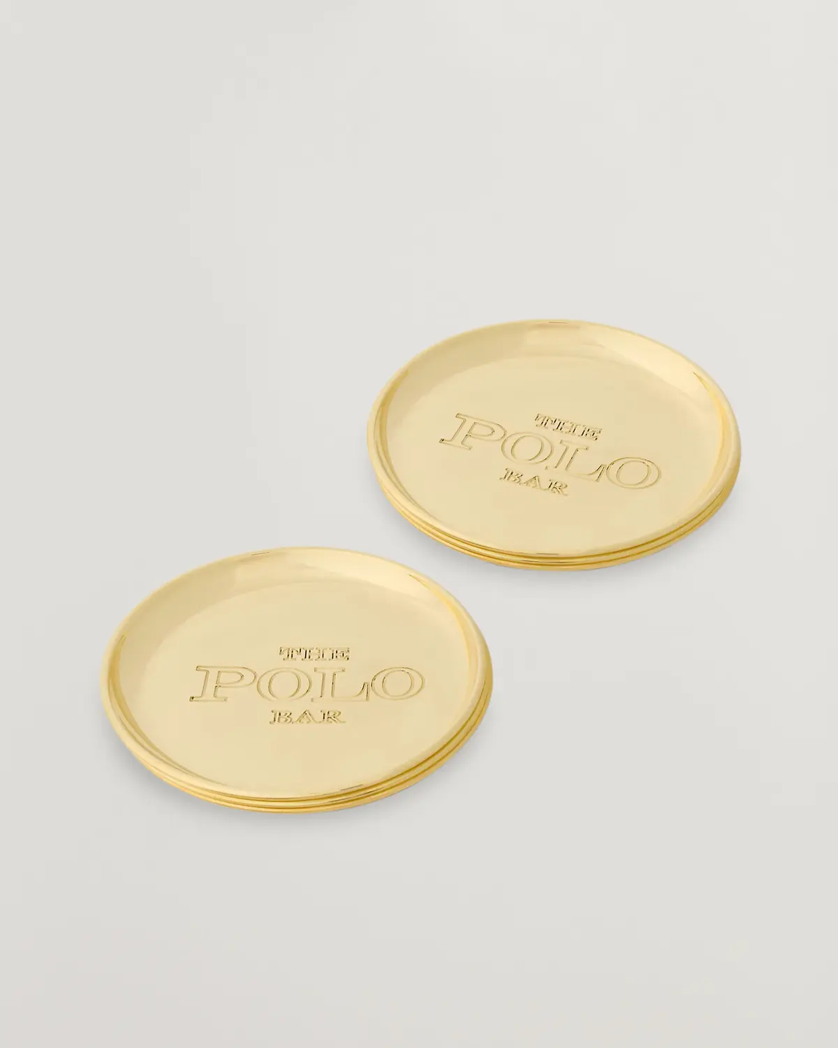 Ralph Lauren Home Polo Bar Coasters Brass