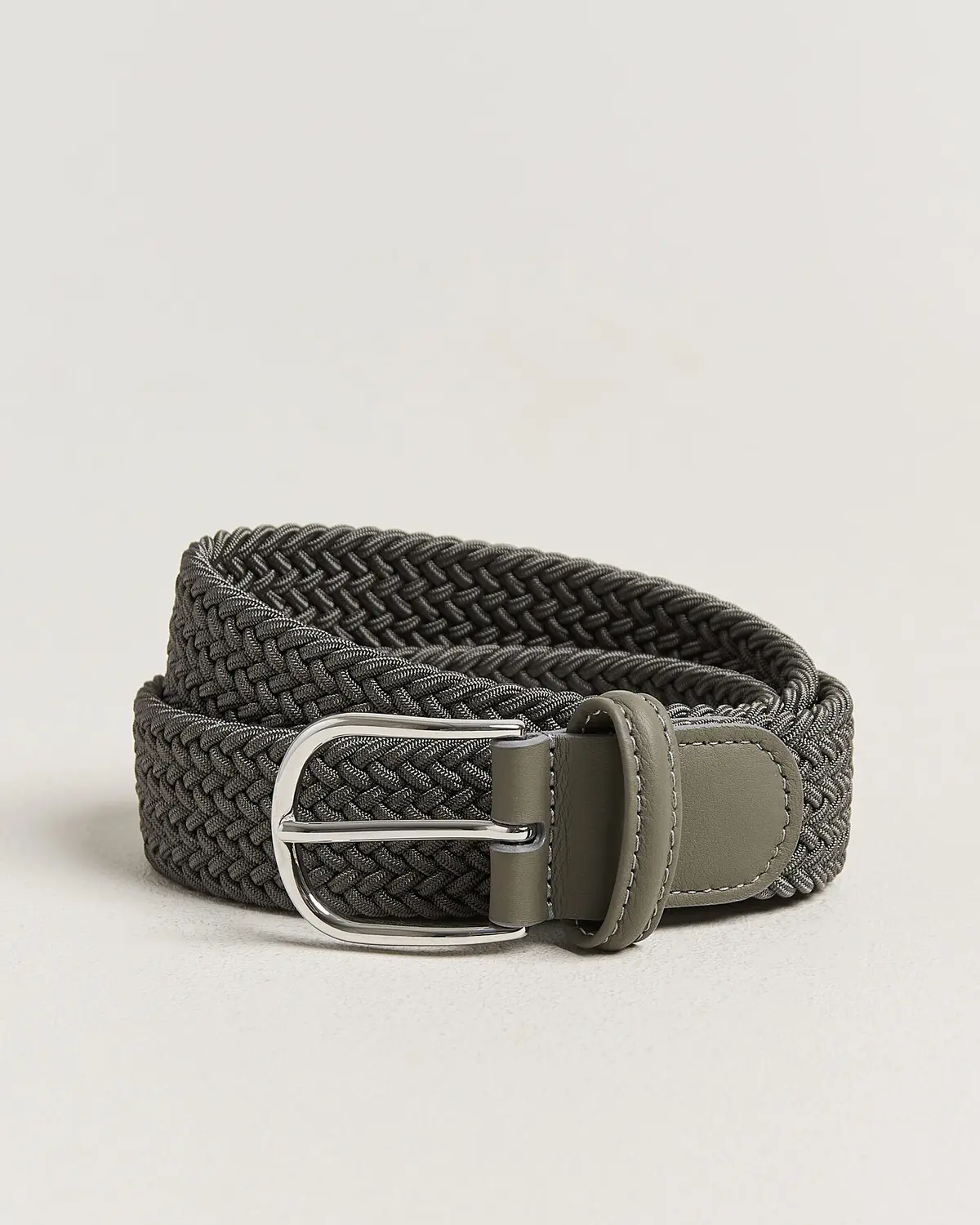 Anderson's Stretch Woven 3,5cm Belt Grey