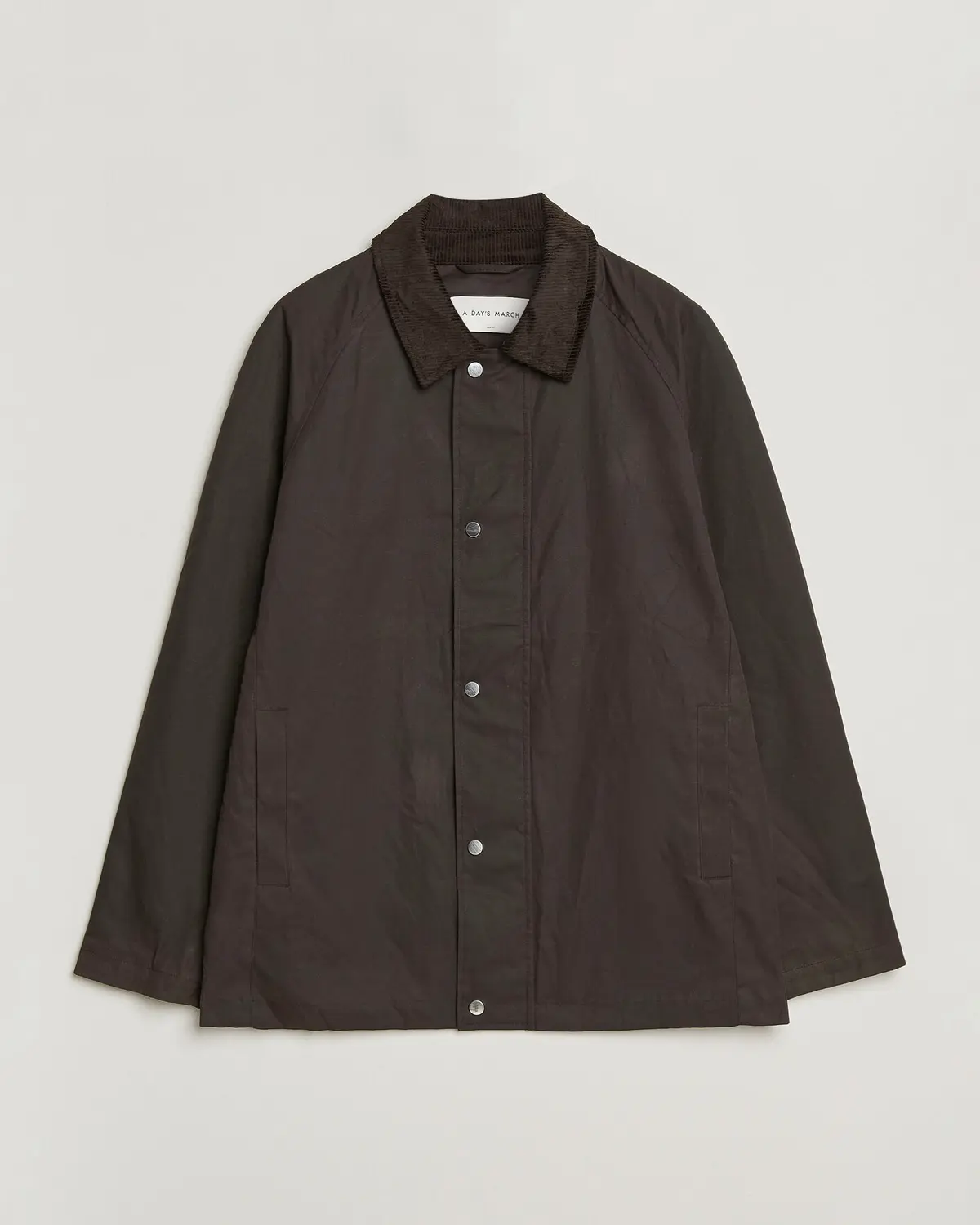 A Day's March Limestone Waxed Jacket Dark Brown