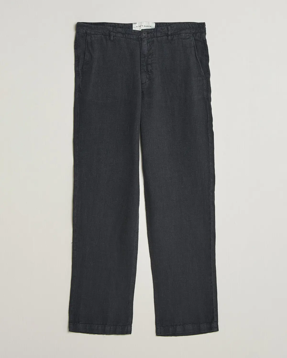 A Day's March Redwood Linen Trousers Black