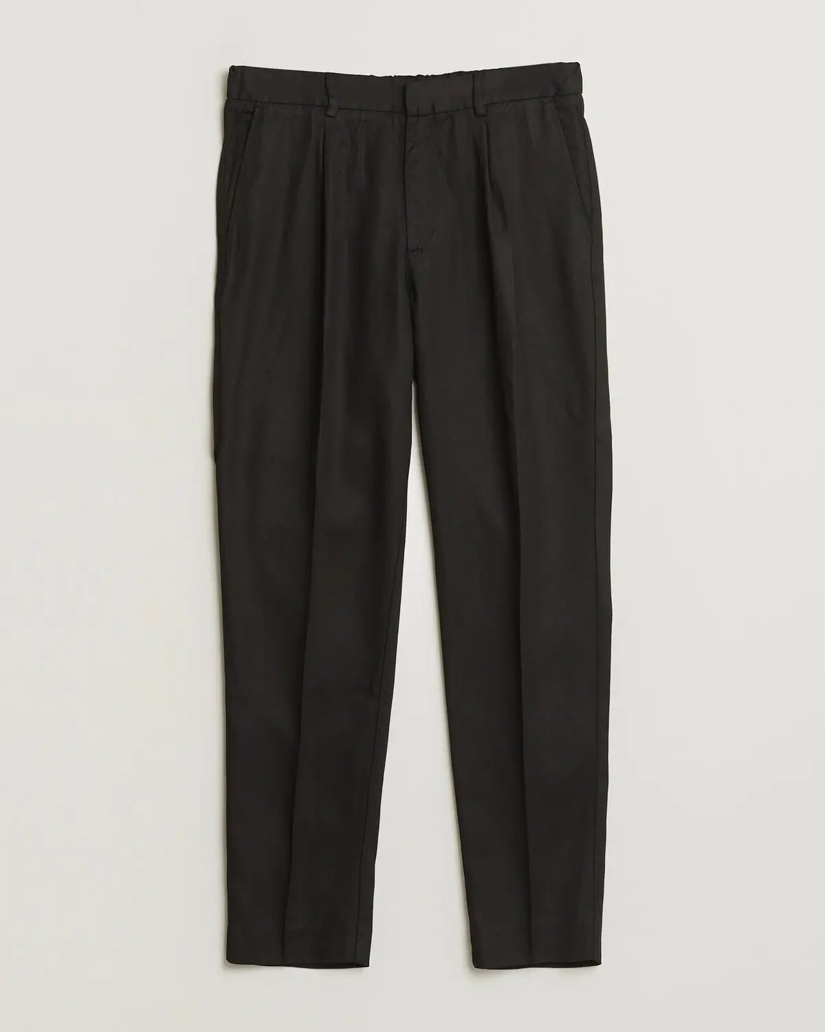 A Day's March Smart Lyocell Trousers Black