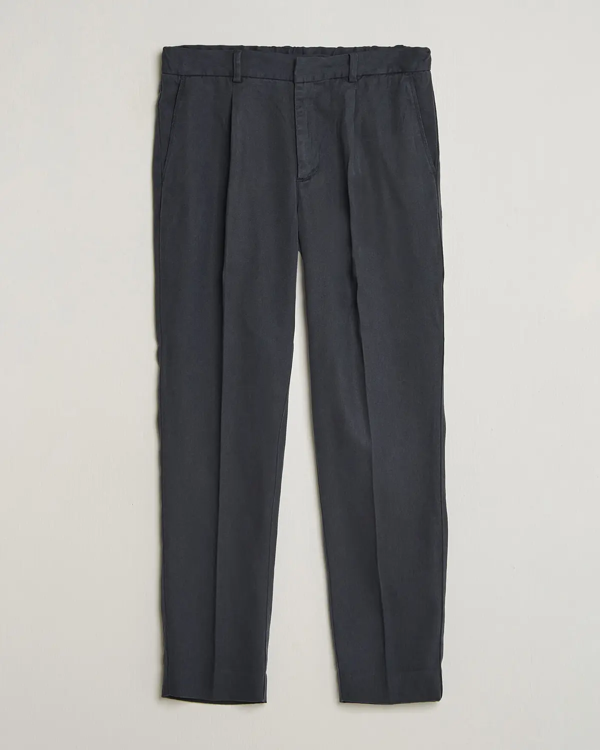 A Day's March Smart Lyocell Trousers Navy