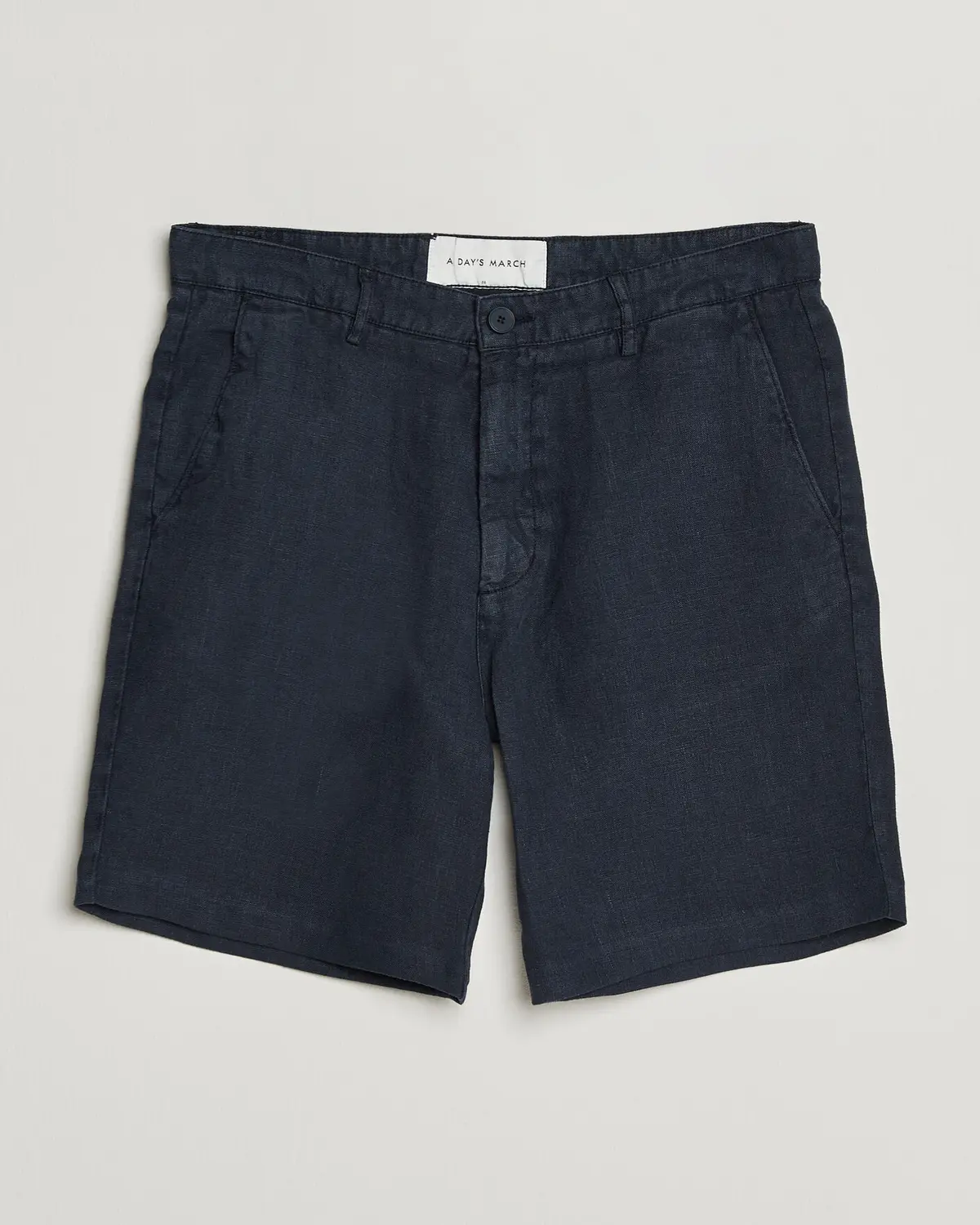 A Day's March Luny Linen Shorts Navy