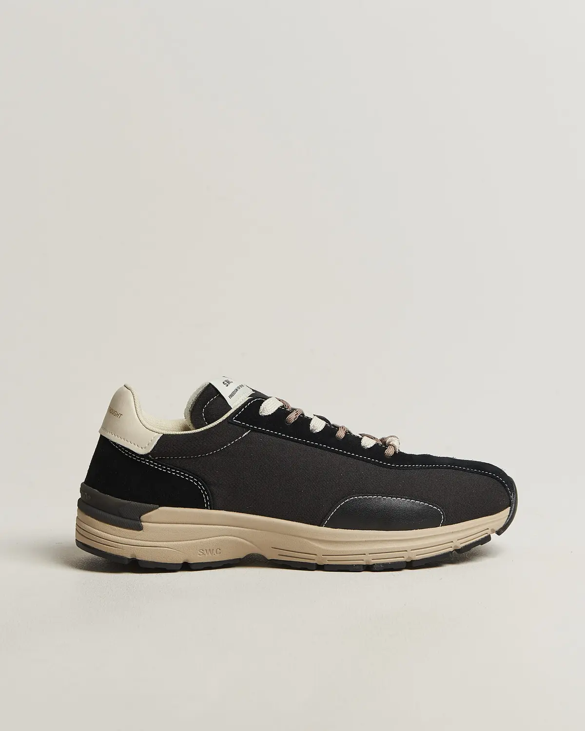 Stepney Workers Club Legion Suede Twill Sneaker Black