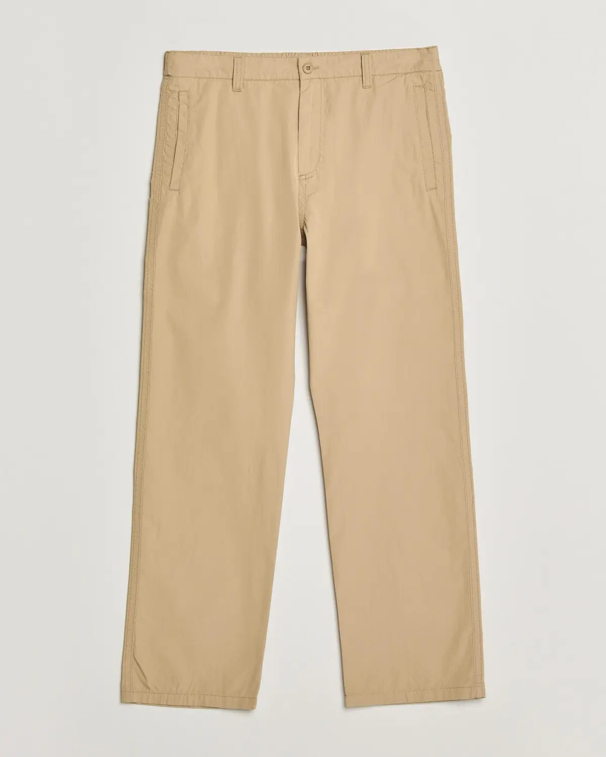 Filippa K Flynn Washed Cotton Drawstring Trousers Canvas Beige
