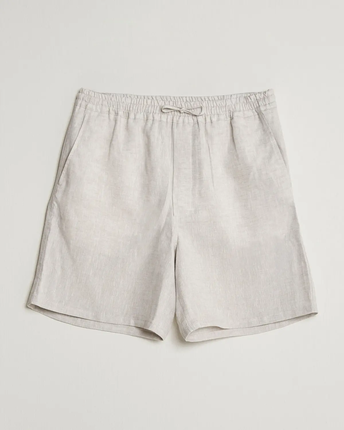 J.Lindeberg Joff Linen Drawstring Shorts Moonbeam