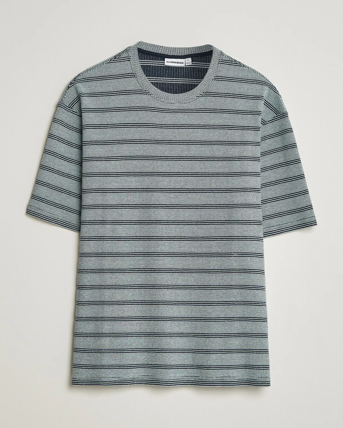 J.Lindeberg Jose Jacquard T-Shirt Estate Blue