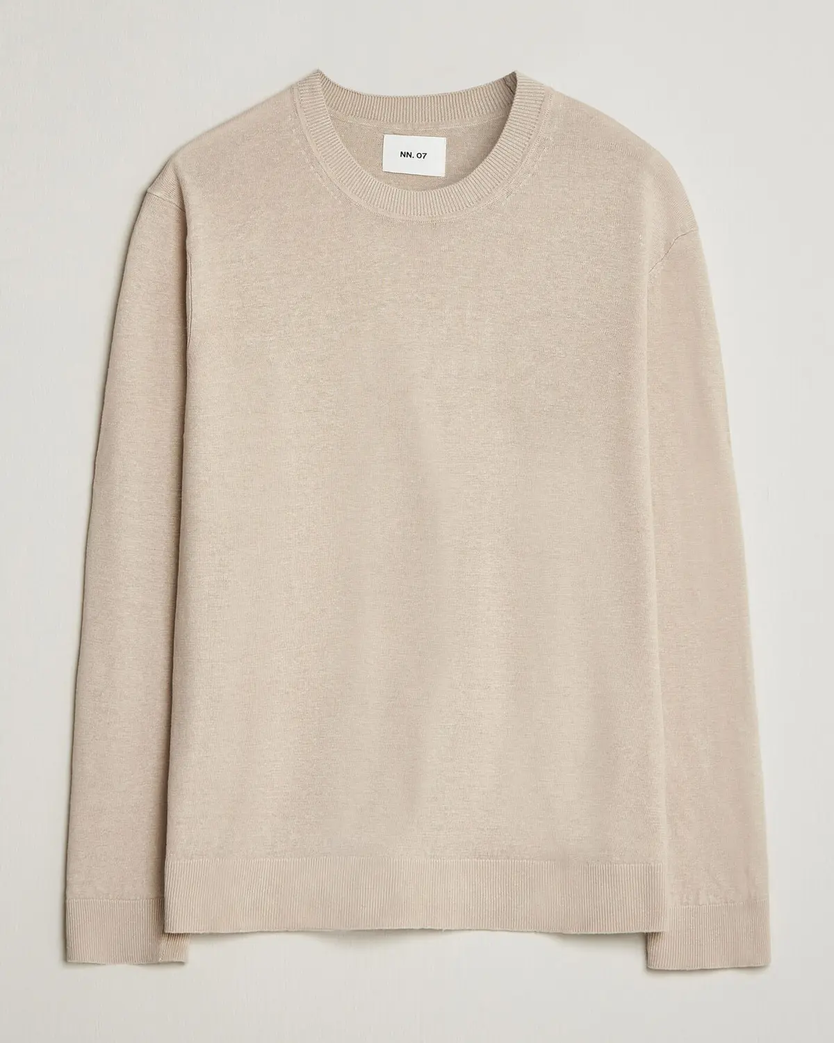 NN07 Ted Linen Knitted Sweater Oat