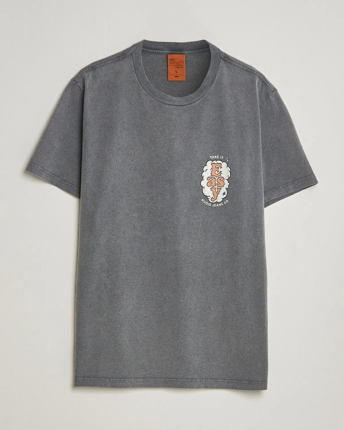 Nudie Jeans Roy Easy Cloud T-Shirt Antracite