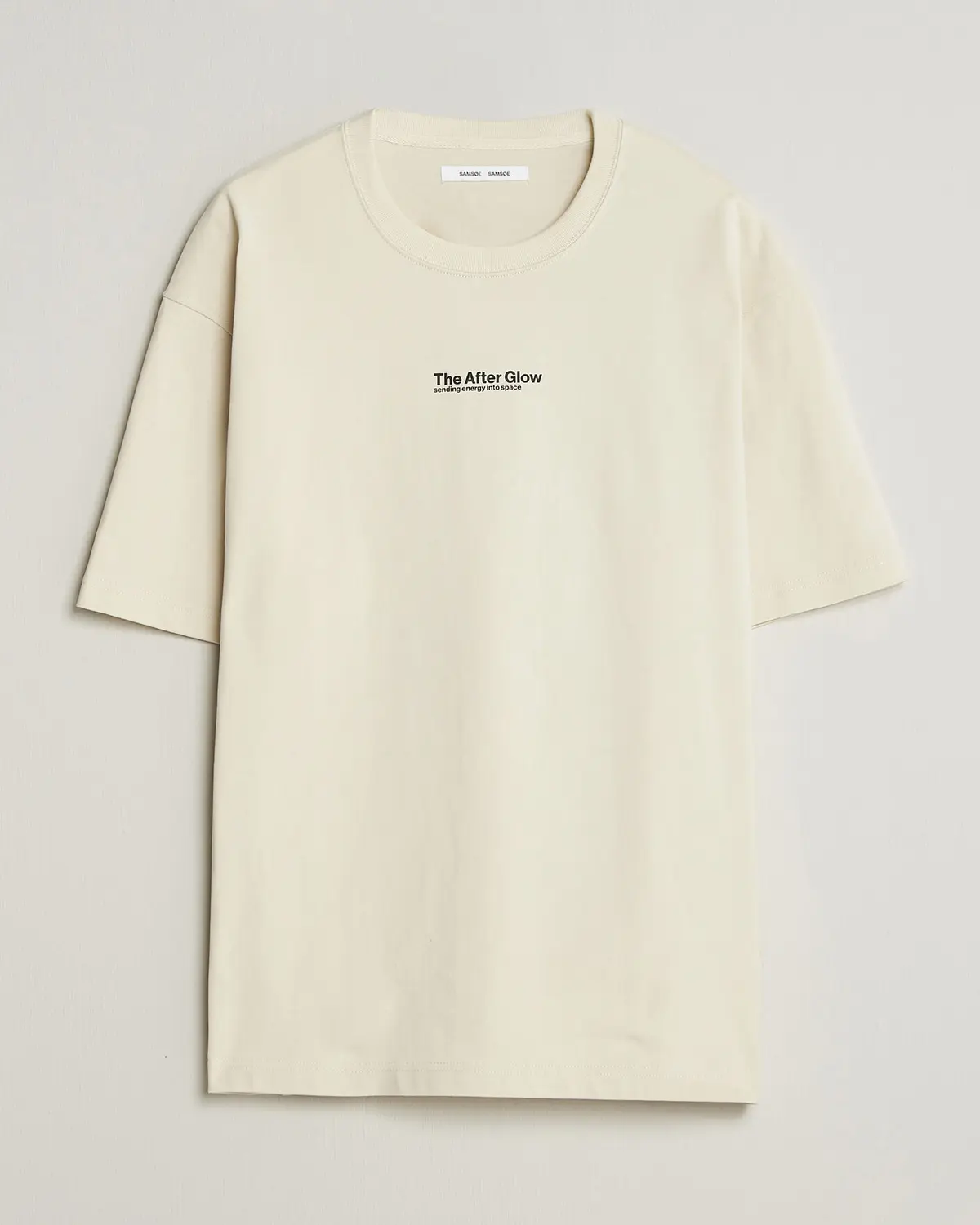 Samsøe Samsøe Uni Printed T-shirt Beige