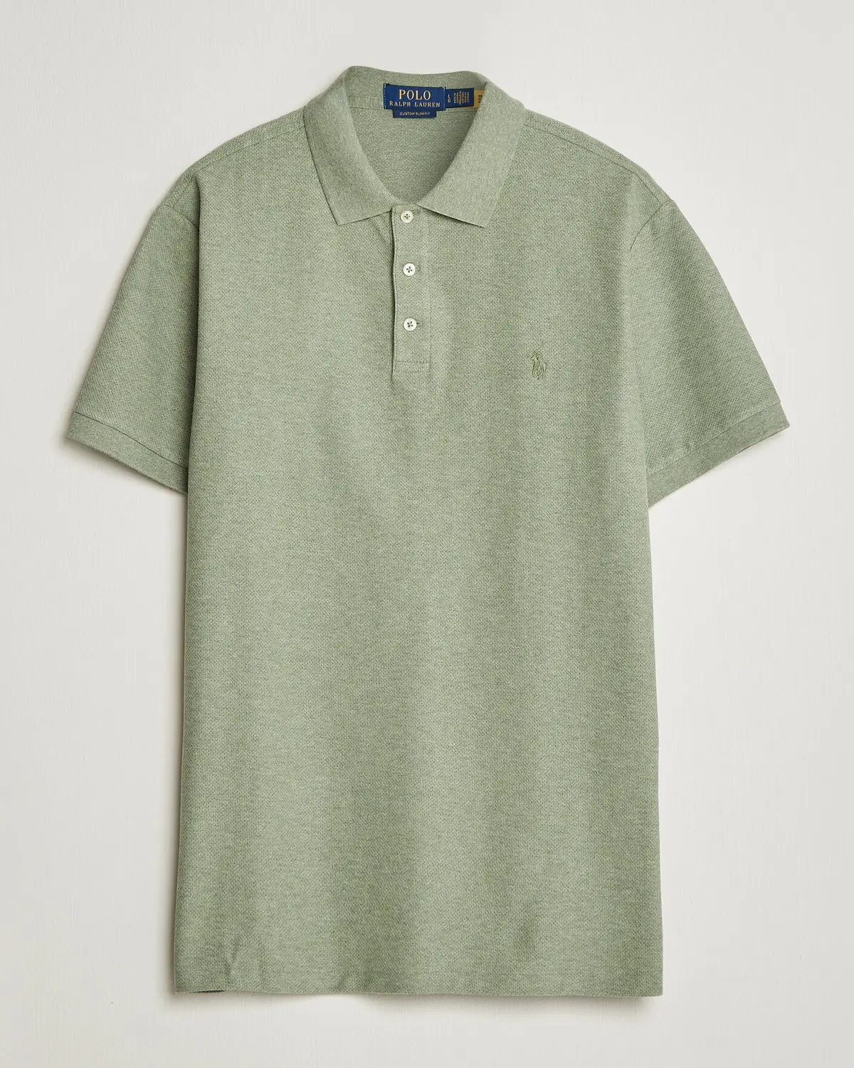 Polo Ralph Lauren Honeycomb Texture Polo Greenery Heather