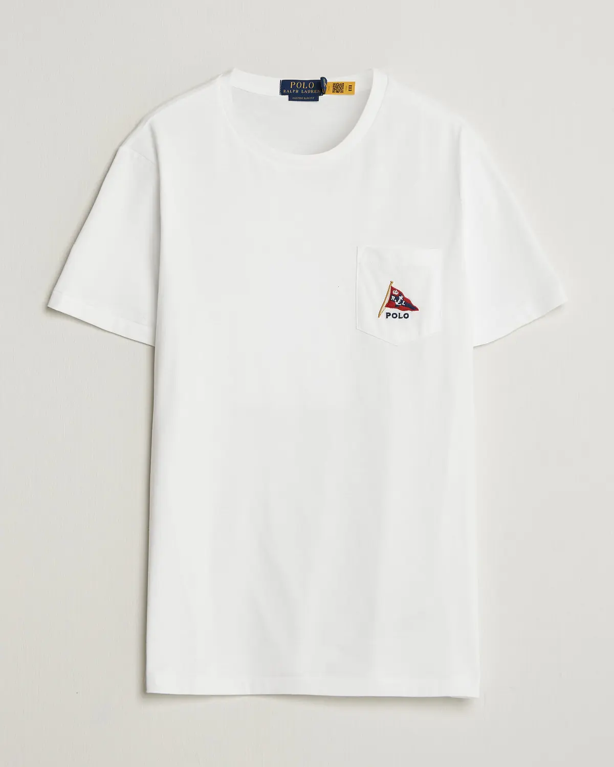 Polo Ralph Lauren Backprint Pocket Tee Newport Bear/White