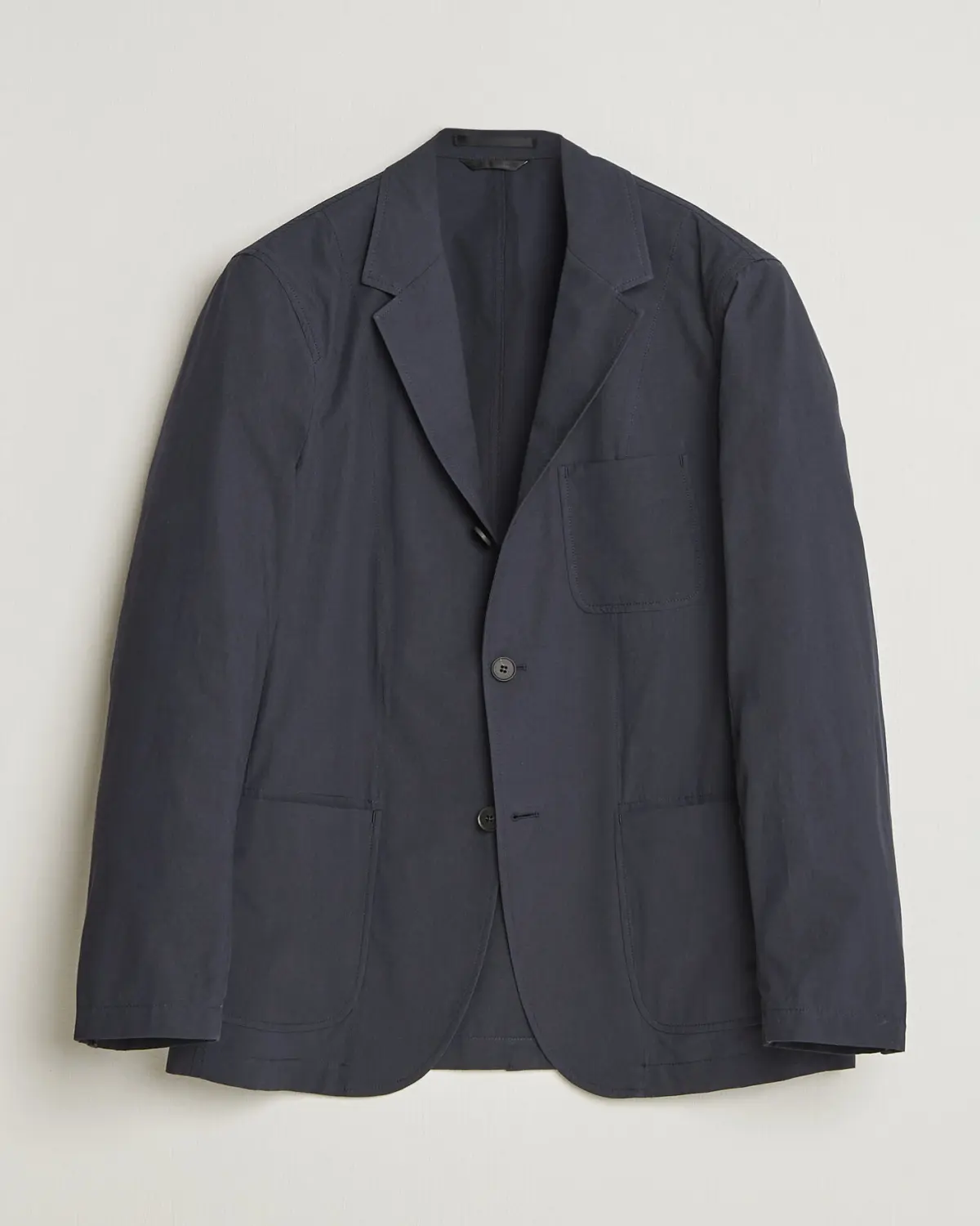 Sunspel Lightweight Poplin Jacket Blazer Navy