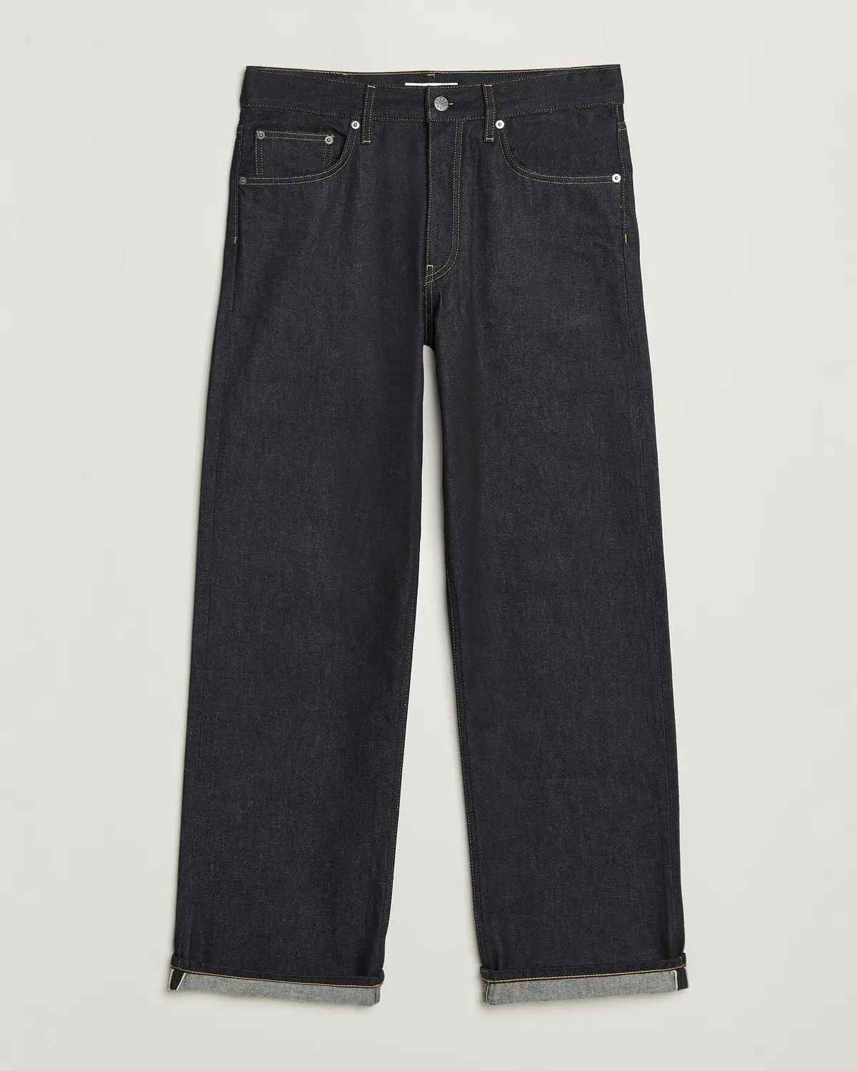 Sunflower Loose Selvedge Jeans Raw Indigo