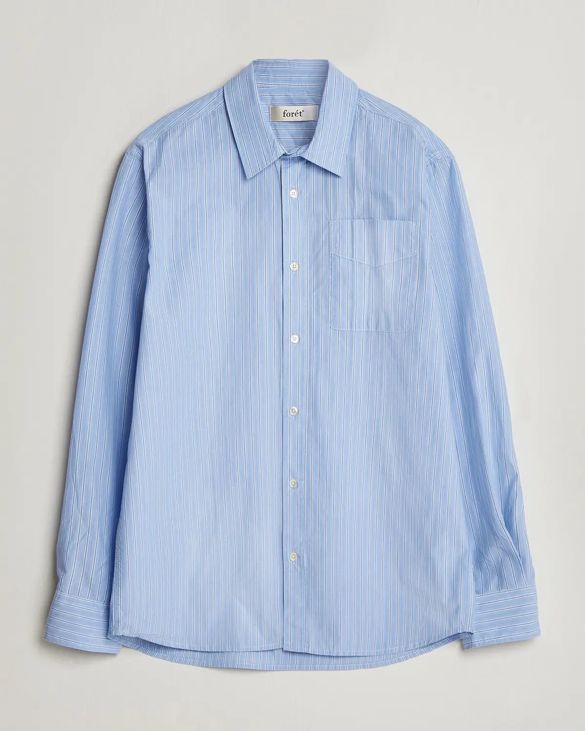 Forét Maple Regular Fit Poplin Shirt Light Blue