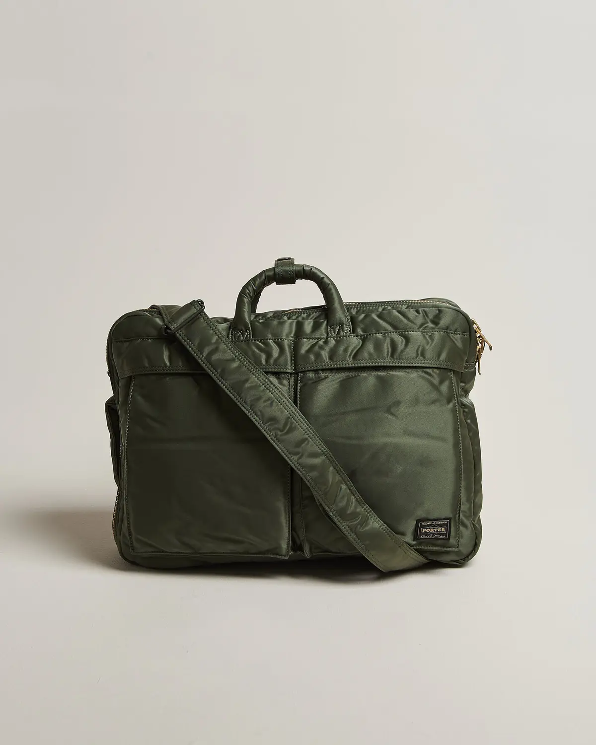 Porter-Yoshida & Co.Tanker 3Way Document BagSage Green