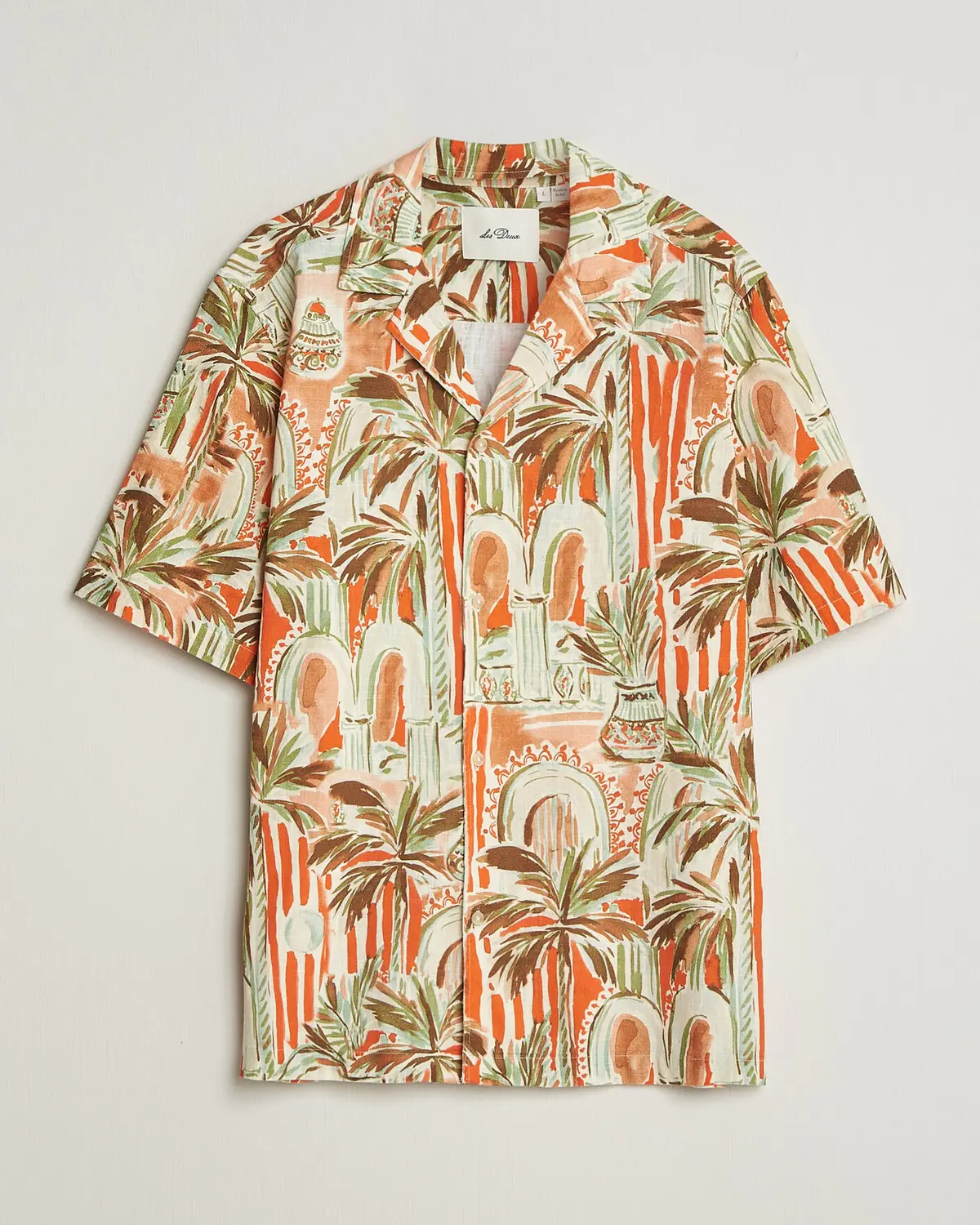 Les Deux Palm AOP Short Sleeve Shirt Multi