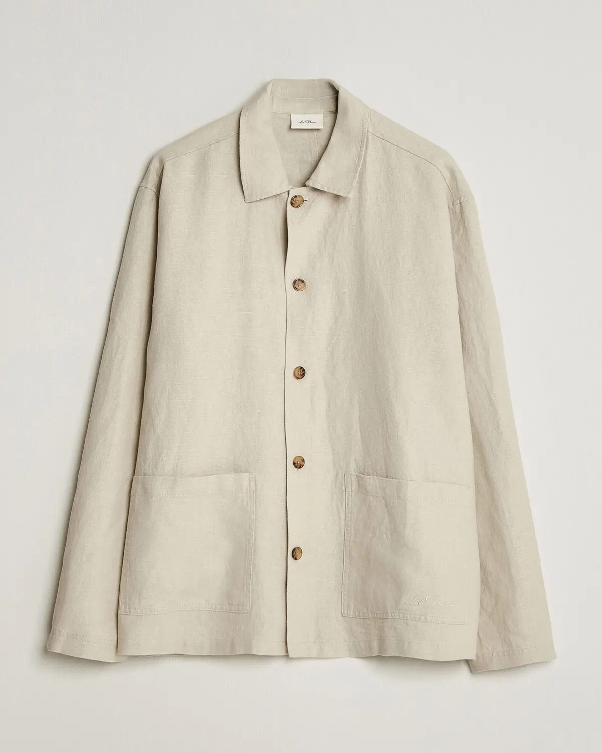 Les Deux Linen Overshirt Light Sand