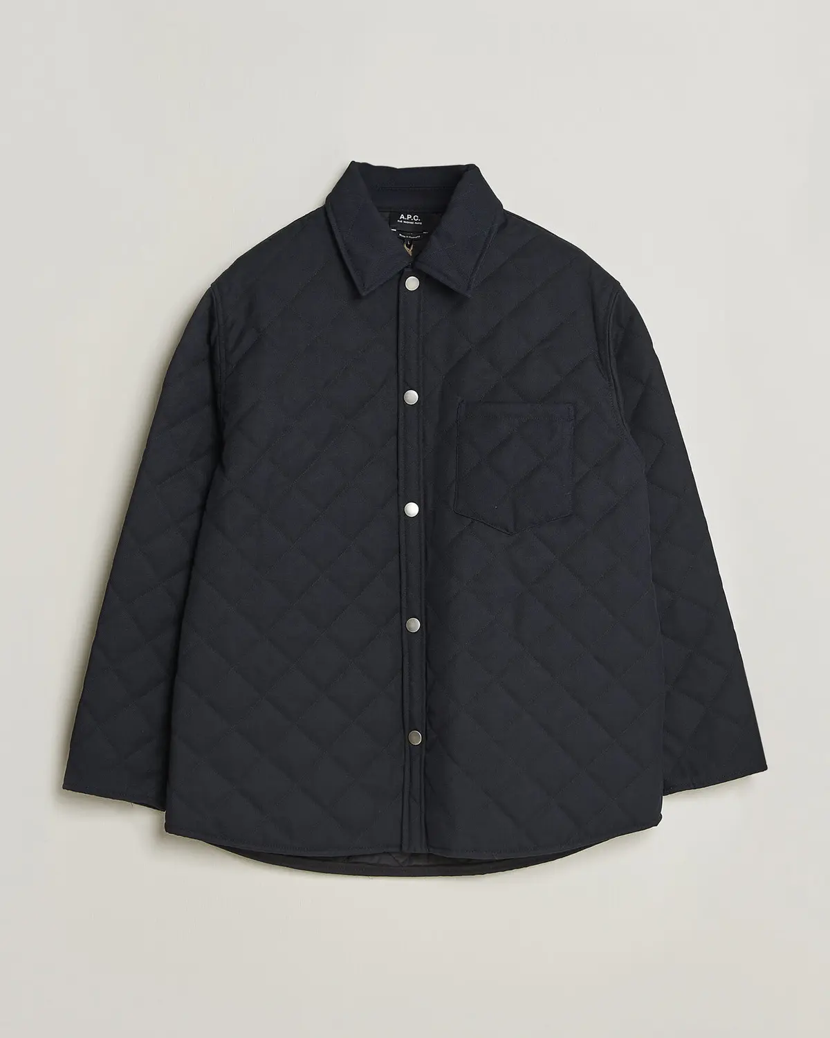 A.P.C. Georges Quilted Jacket Dark Navy