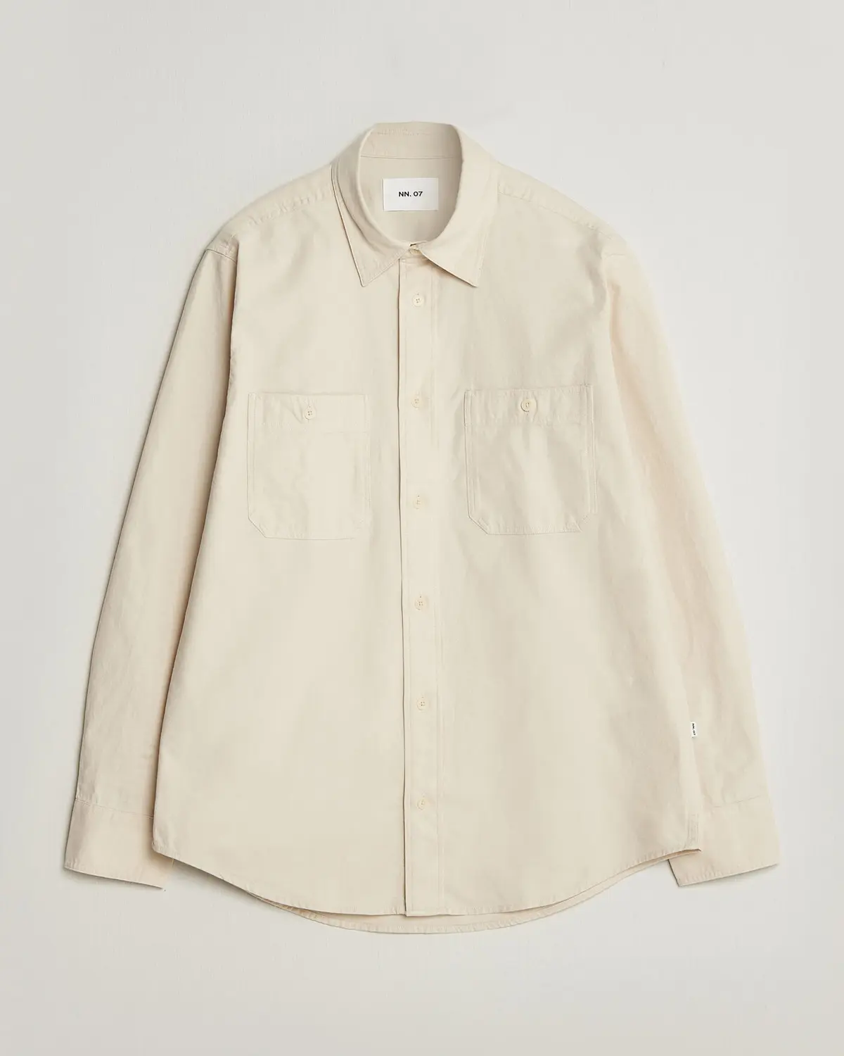 NN07 Colby Twill Overshirt Ivory