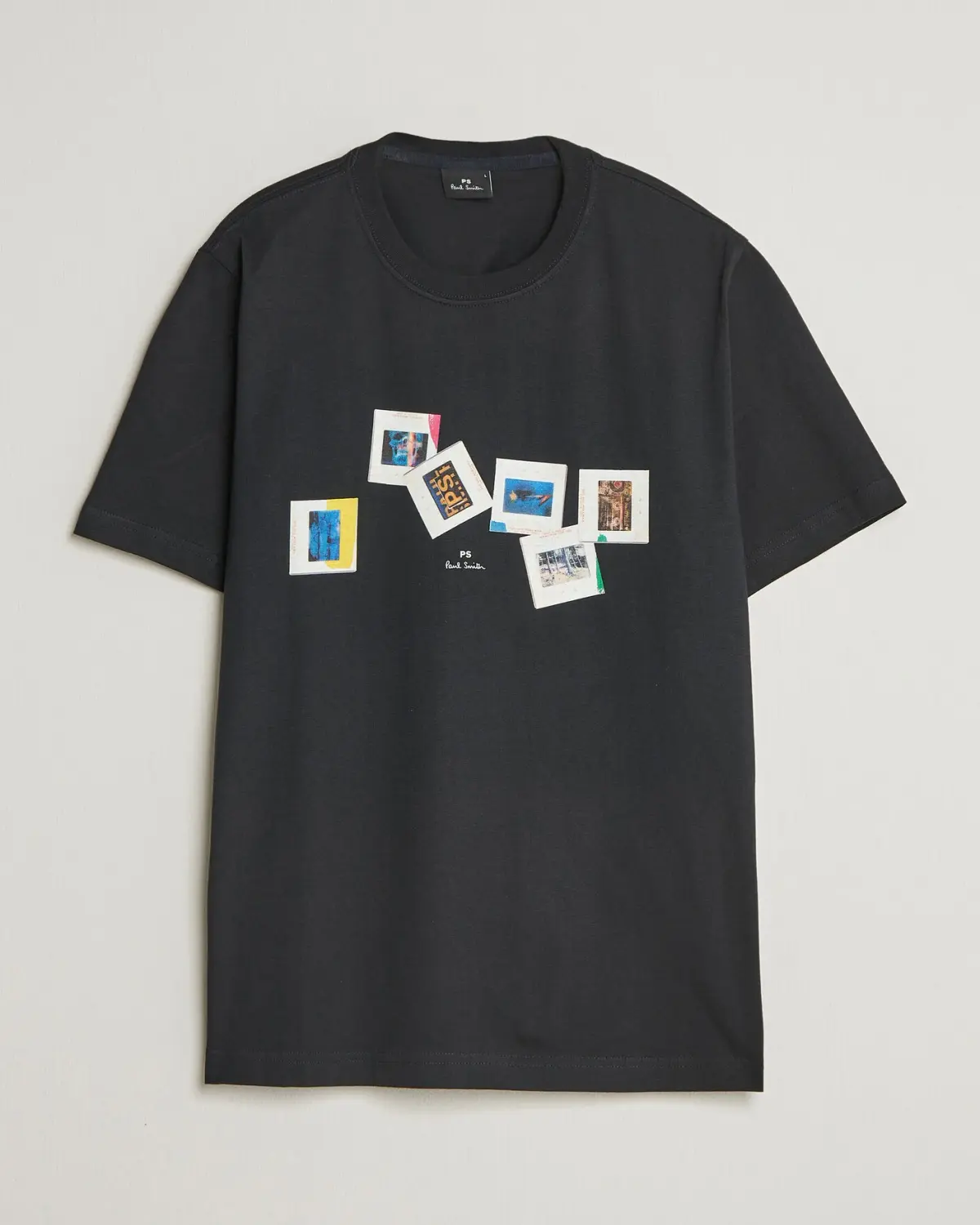 PS Paul Smith Slides Crew Neck T-Shirt Black
