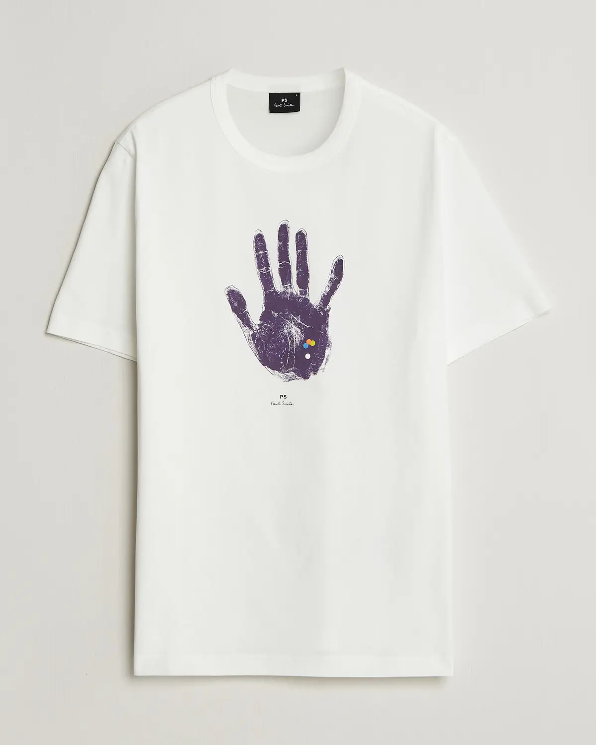 PS Paul Smith Hand Crew Neck T-Shirt White