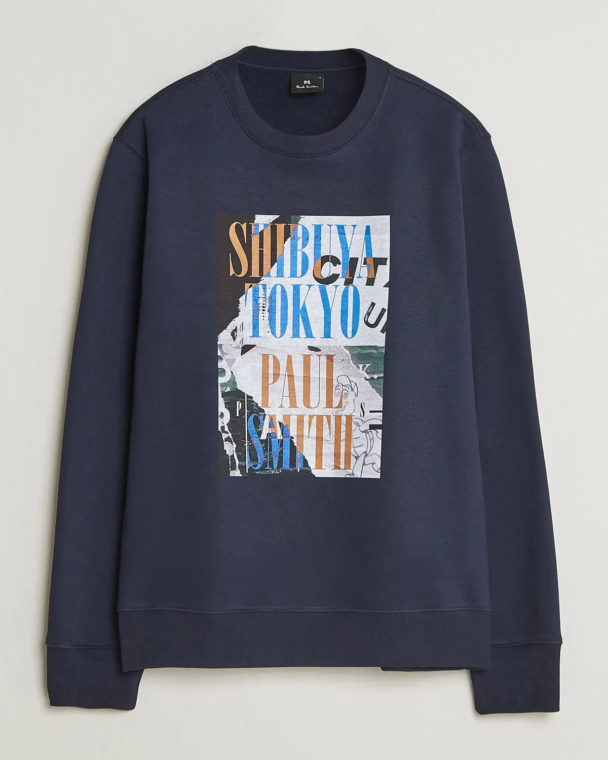 PS Paul Smith Shibuya Tokyo Crew Neck Sweatshirt Navy