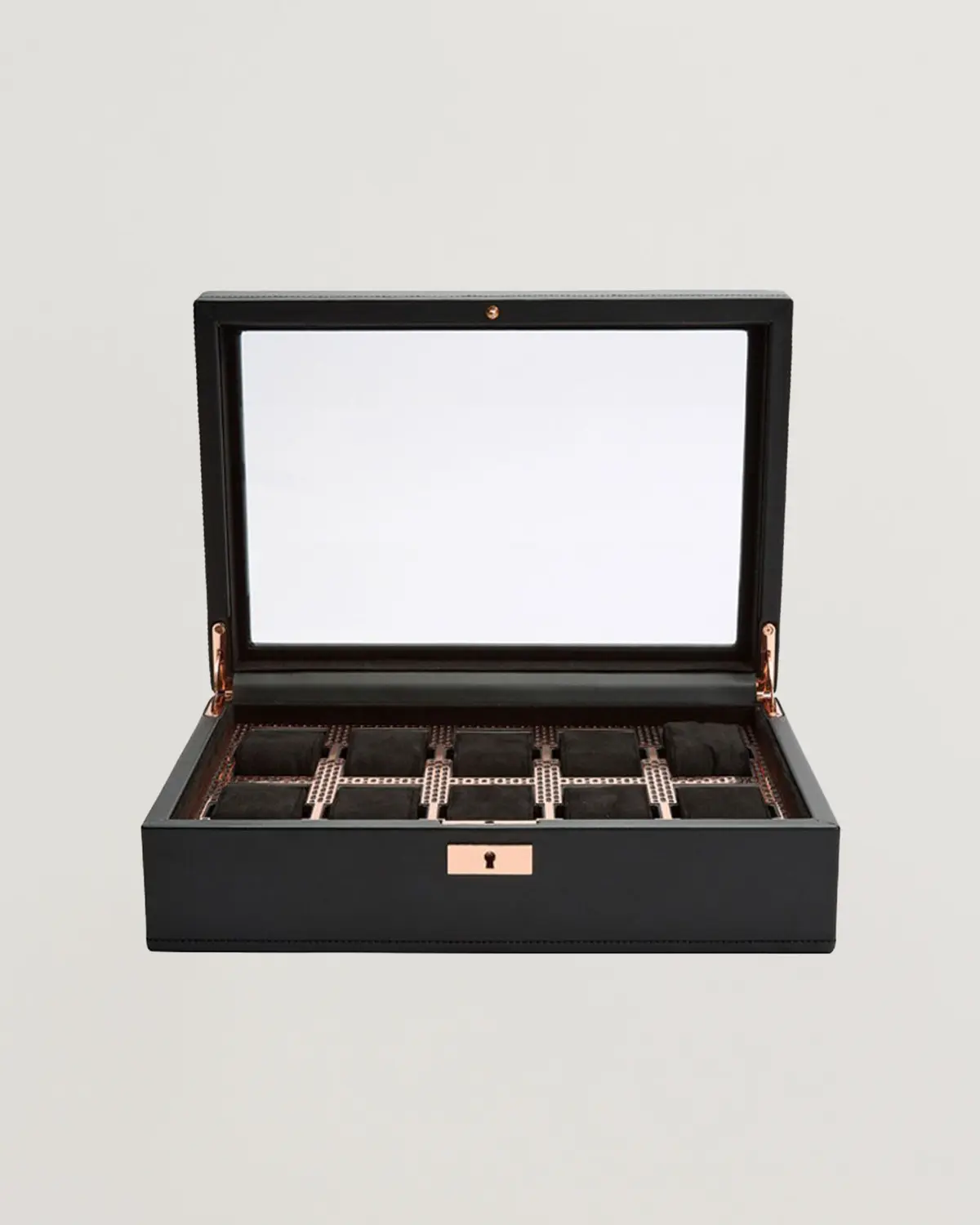 WOLF Axis 10-Piece Watch Box Copper