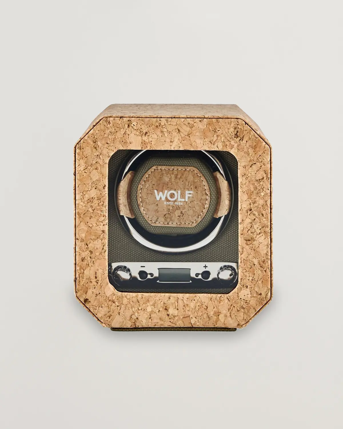 WOLF Cortica Single Watch Winder Cork