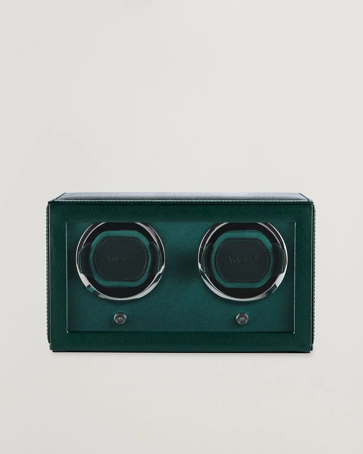 WOLF Cub Double Watch Winder With Cover Green