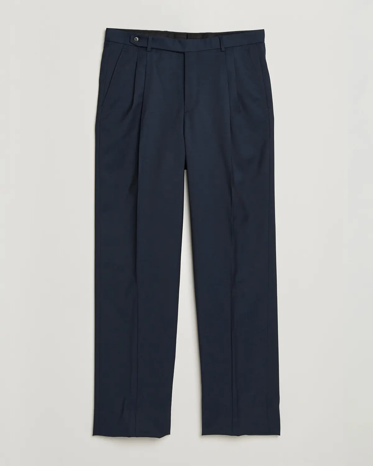 Brioni Capri Wool Trousers Navy