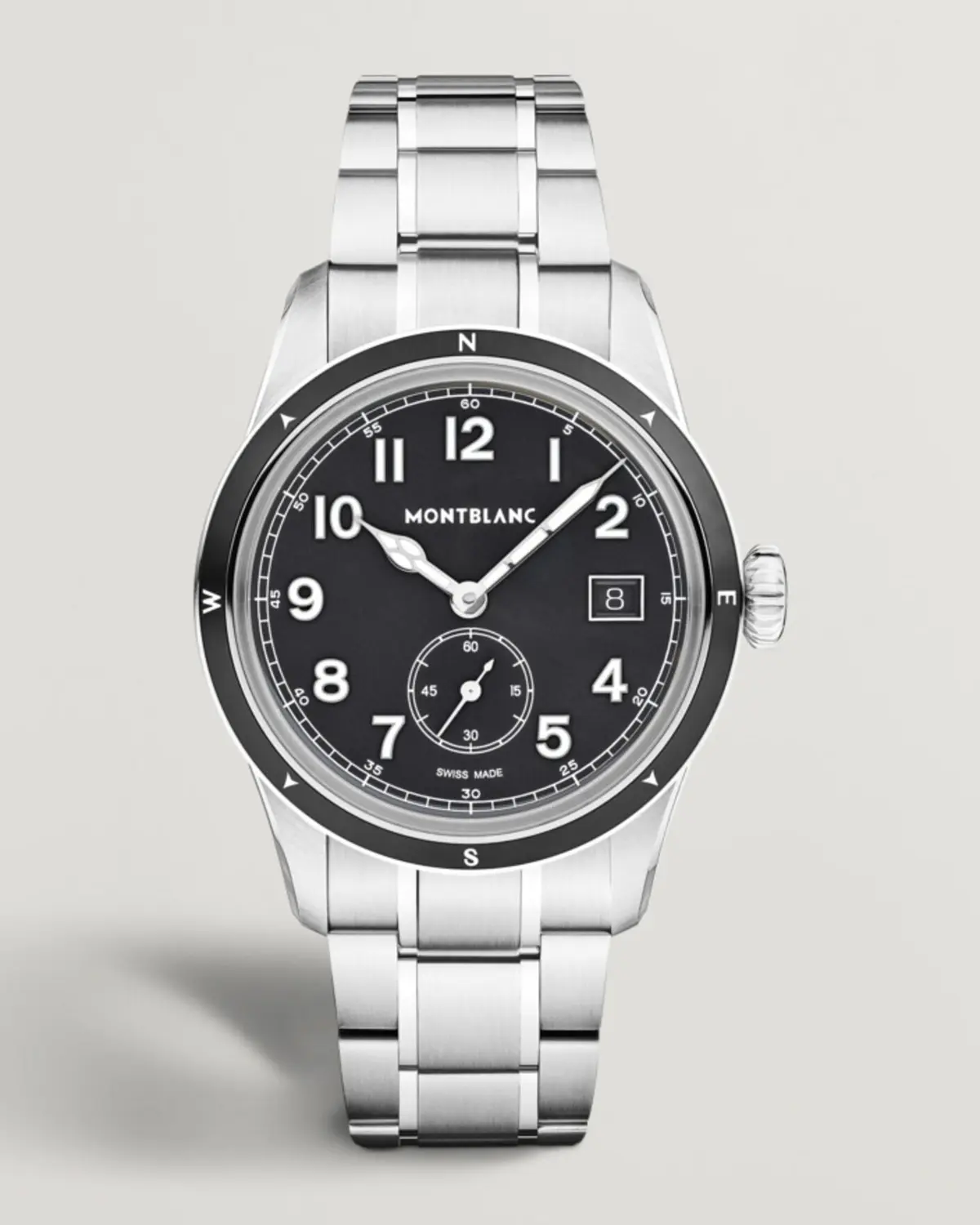 Montblanc 1858 Small Second 0 Oxygen Black