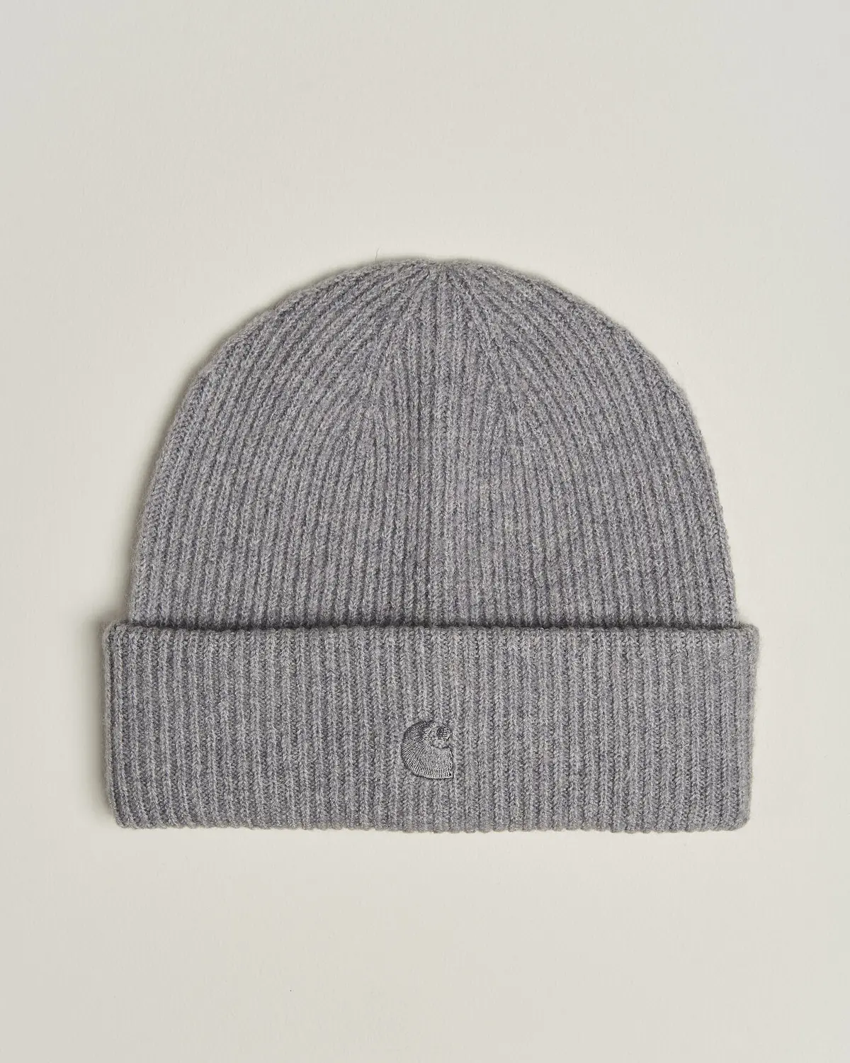 Carhartt WIP Curtis Tonal Logo Beanie Shady Grey