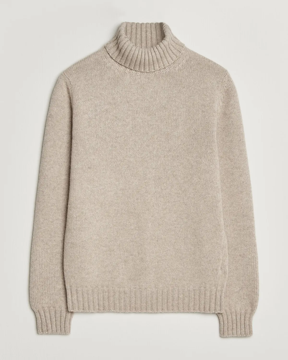 Fedeli Wool/Cashmere Rollneck Beige