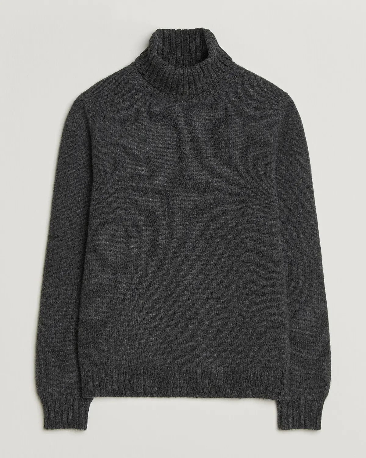 Fedeli Wool/Cashmere Rollneck Anthracite