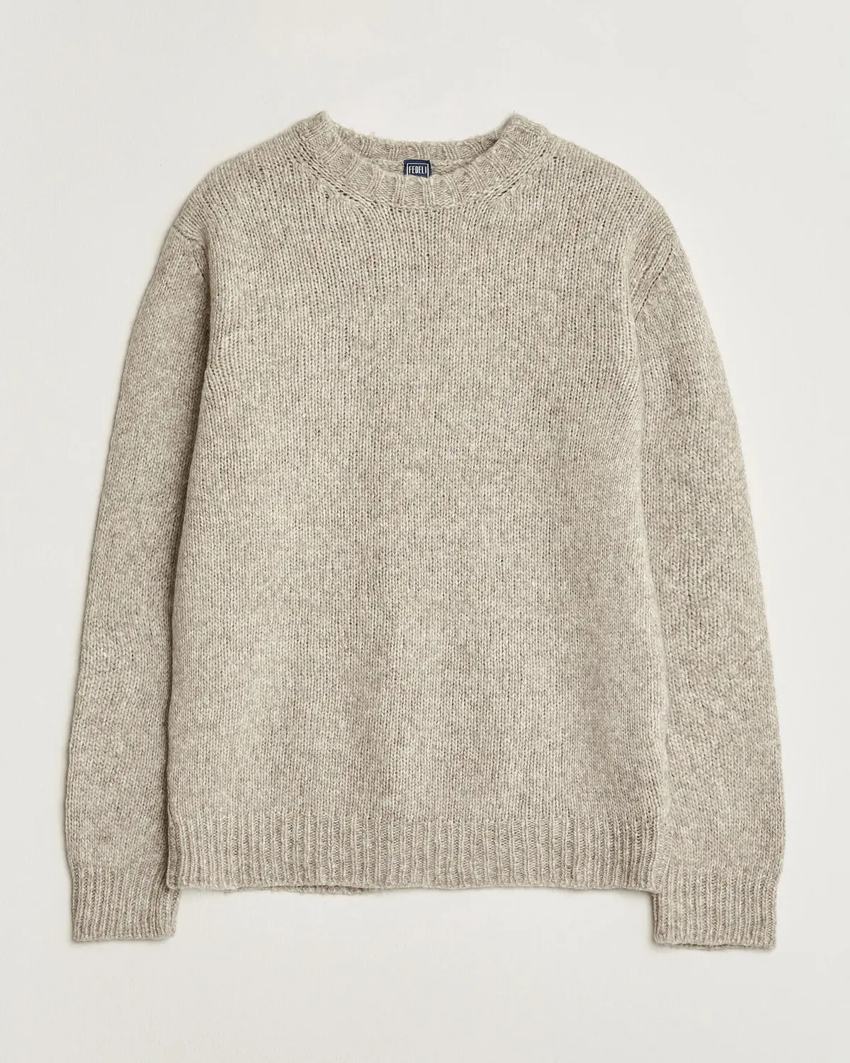 Fedeli Yak Blend Sweater Beige Melange
