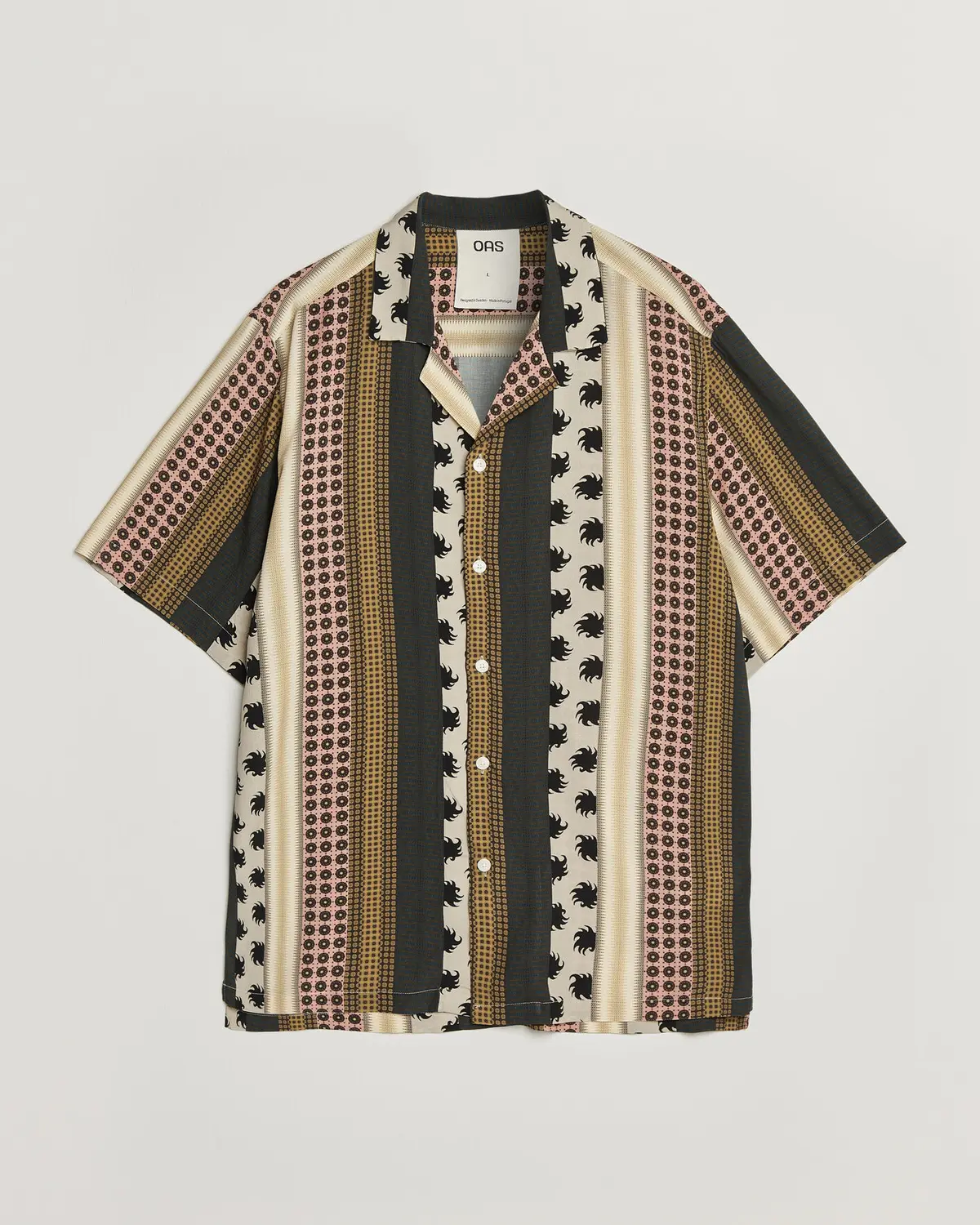 OAS Mixset Rocco Printed Cuba Short Sleeve Shirt Multi