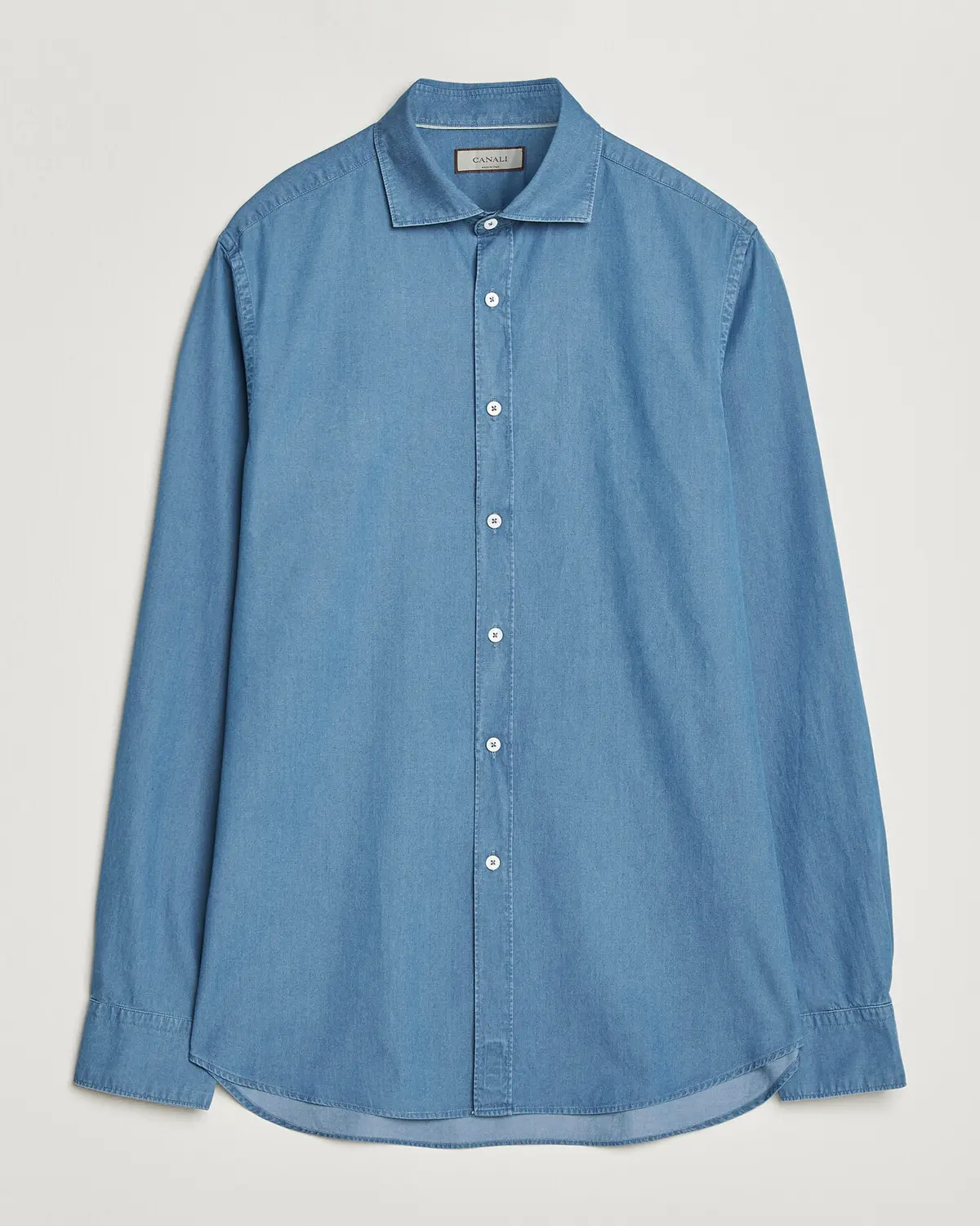 Canali Denim Shirt Stone Wash