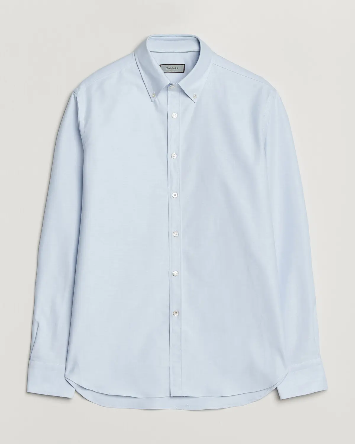 Canali Oxford Button Down Shirt Light Blue