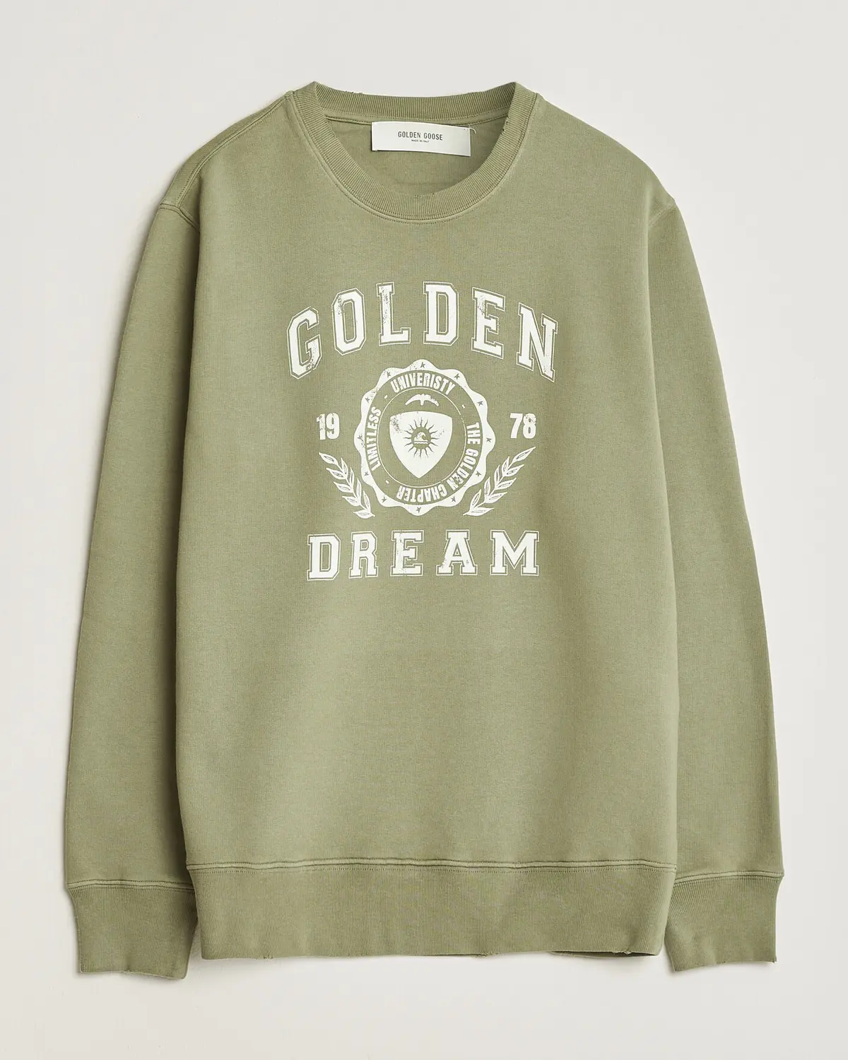 Golden Goose Garment Dyed Sweatshirt Vintage Kalamata