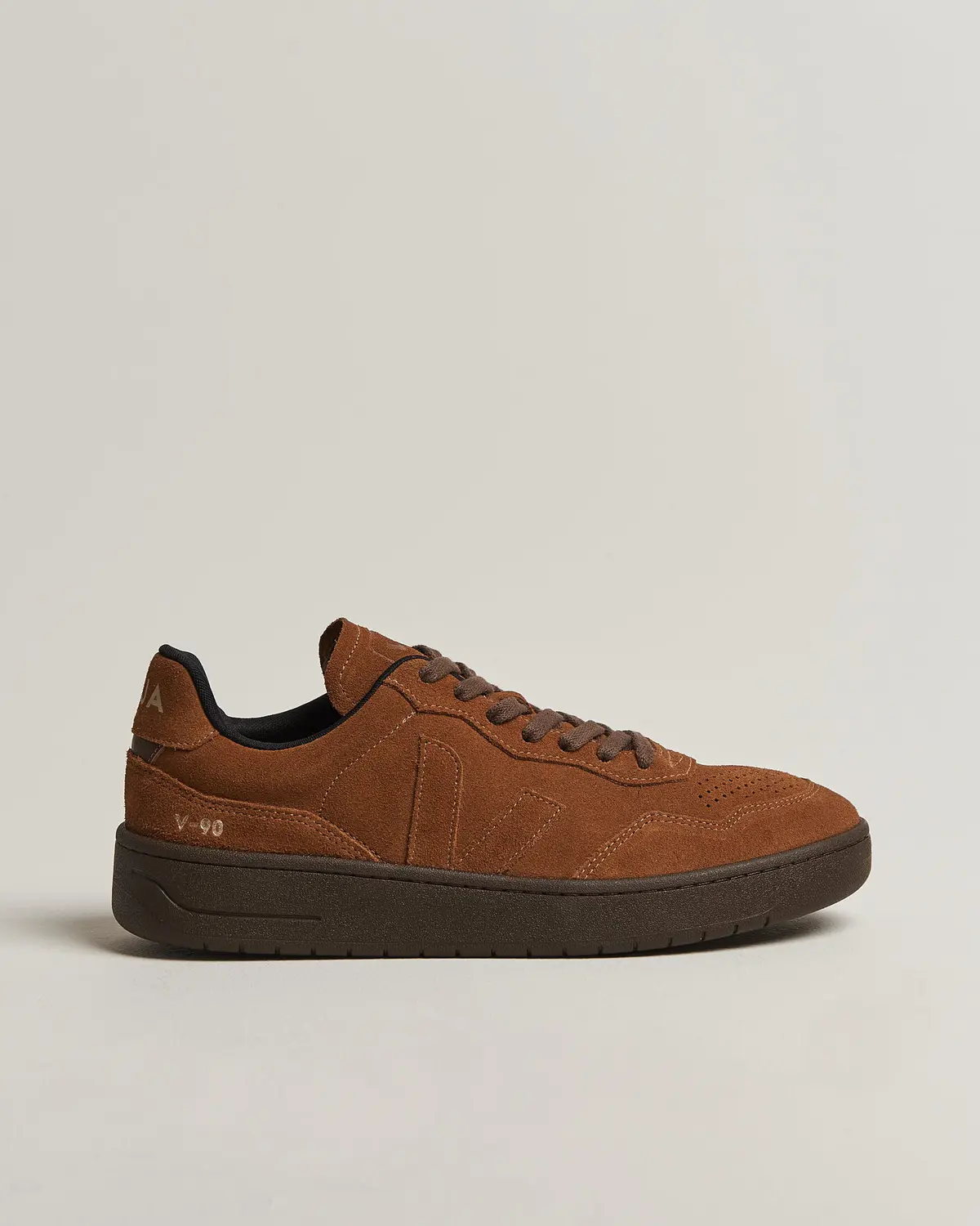 Veja V-90 Suede Sneaker Full Cognac/Eagle