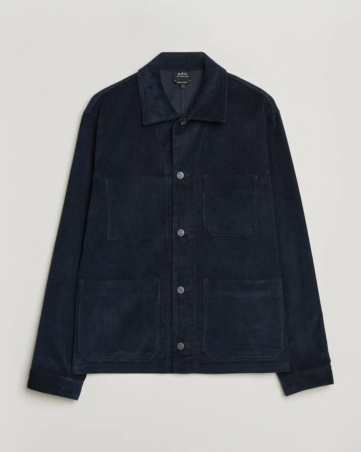 A.P.C. New Rodney Corduroy Overshirt Dark Navy