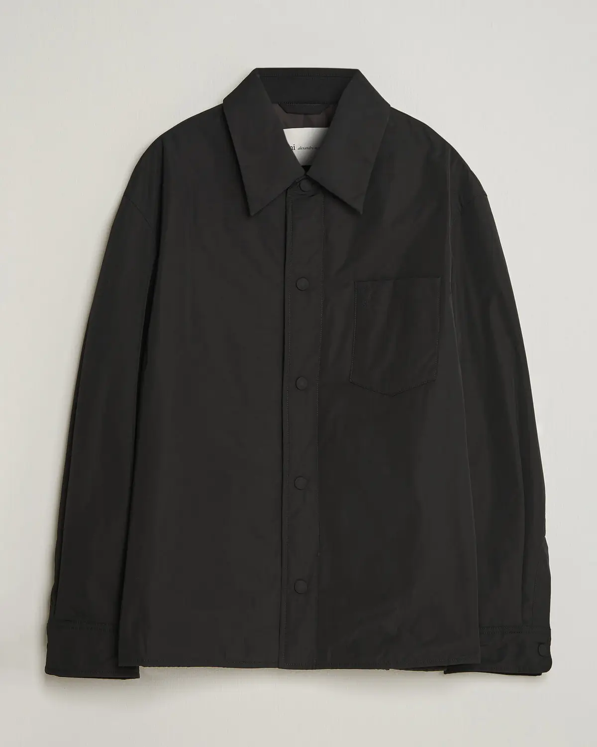 AMI Padded Shirt Jacket Black