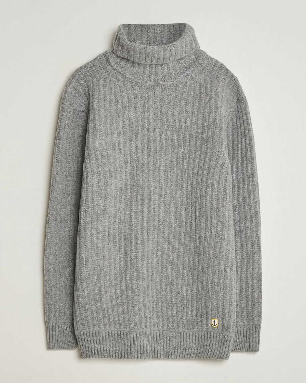 Armor-lux Wool Knitted Rollneck Slate
