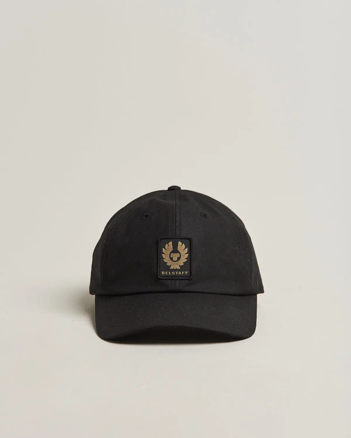 Belstaff Phoenix Wax Logo Cap Black