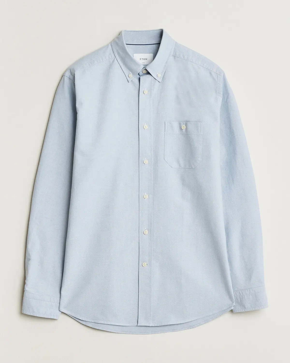 Eton Regular Fit Ivy Oxford Shirt Light Blue