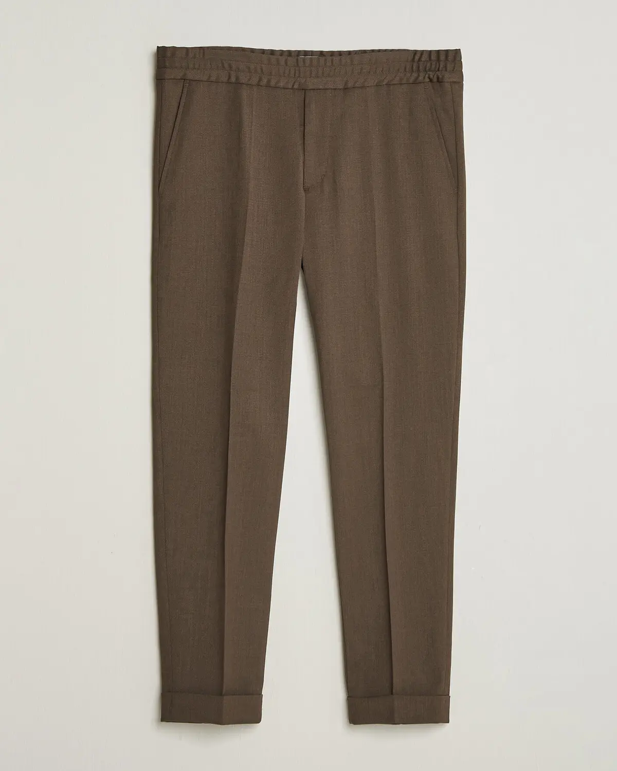 Filippa K Terry Wool Trousers Walnut Brown