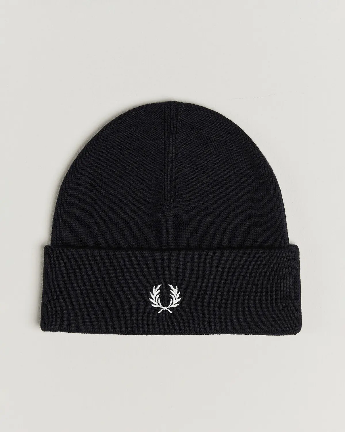 Fred Perry Merino Wool Beanie Navy
